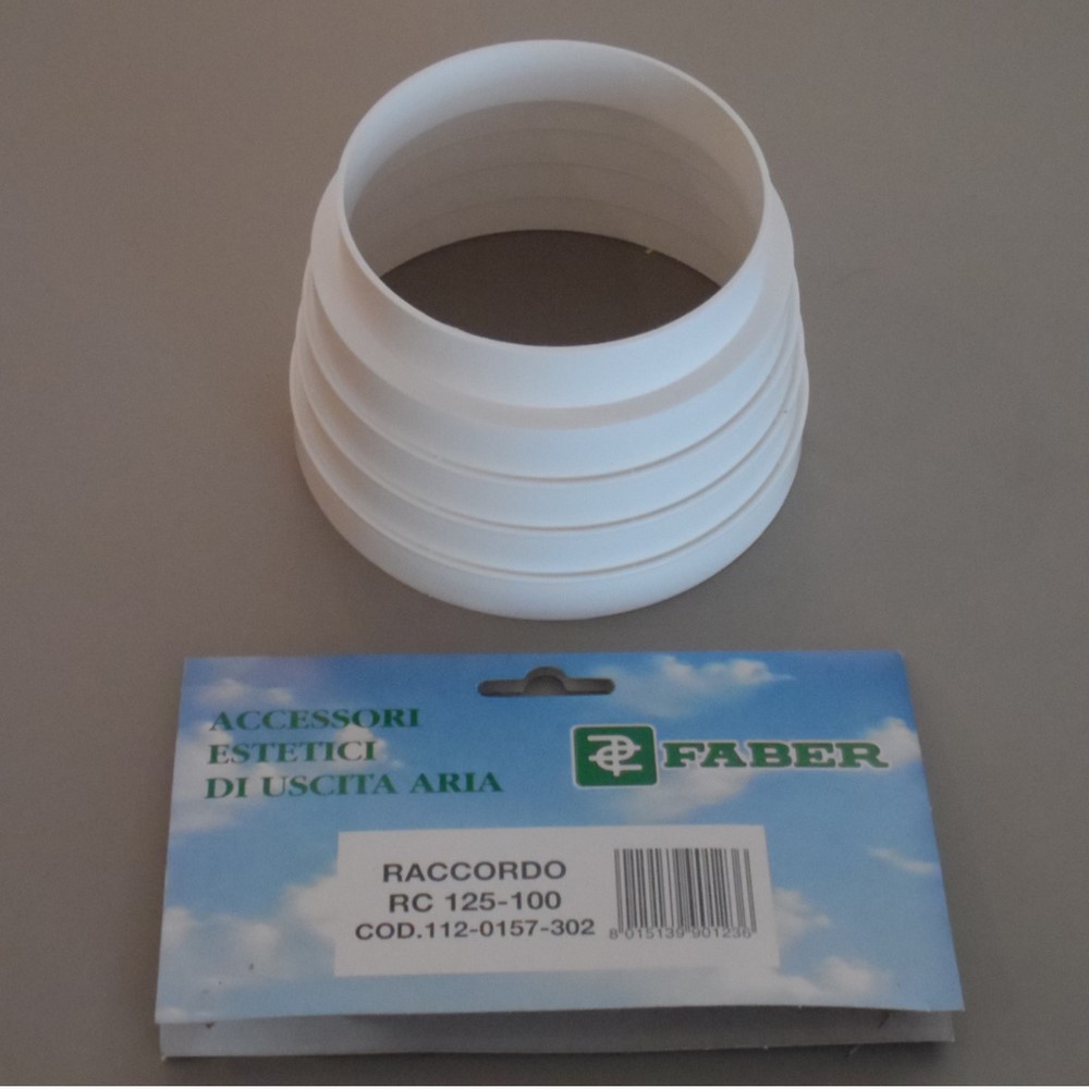 Riduzione piramide da 125 a 100 x tubo cappa